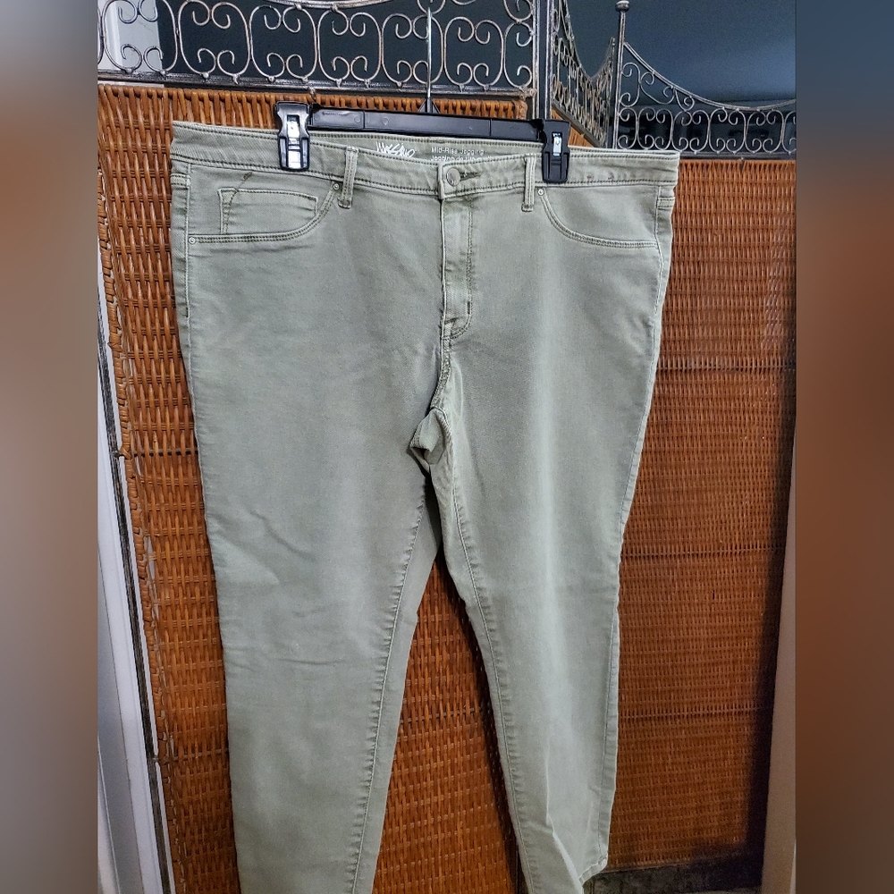 18 Plus Olive Jeans